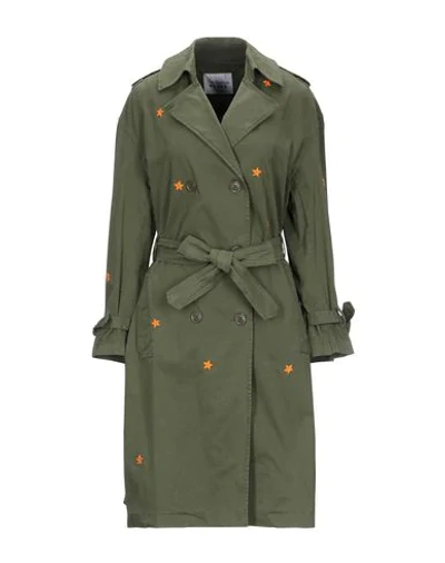 Shop The Editor Overcoats In Military Green