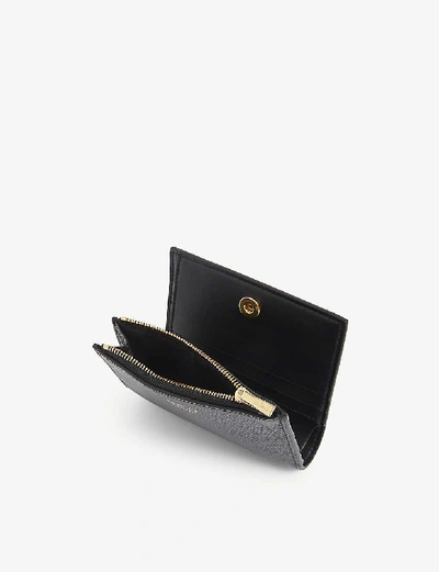 Shop Mulberry Zipped Grain Leather Wallet In Black