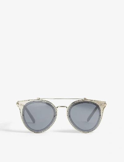 Shop Valentino Va2019 Round-frame Sunglasses