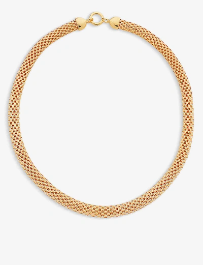 Monica Vinader 18ct Gold Plated Vermeil Silver Heirloom Chain Necklace In Gold