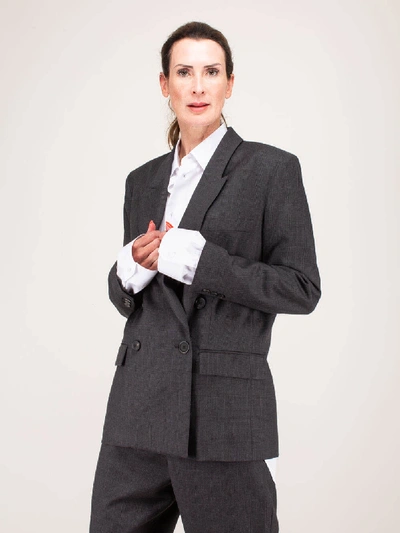 Shop Isabel Marant Étoile Leagan Jacket Anthracite In Grey