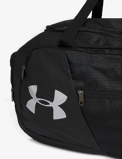 Shop Under Armour Undeniable 4.0 Duffle Bag In Black Silver