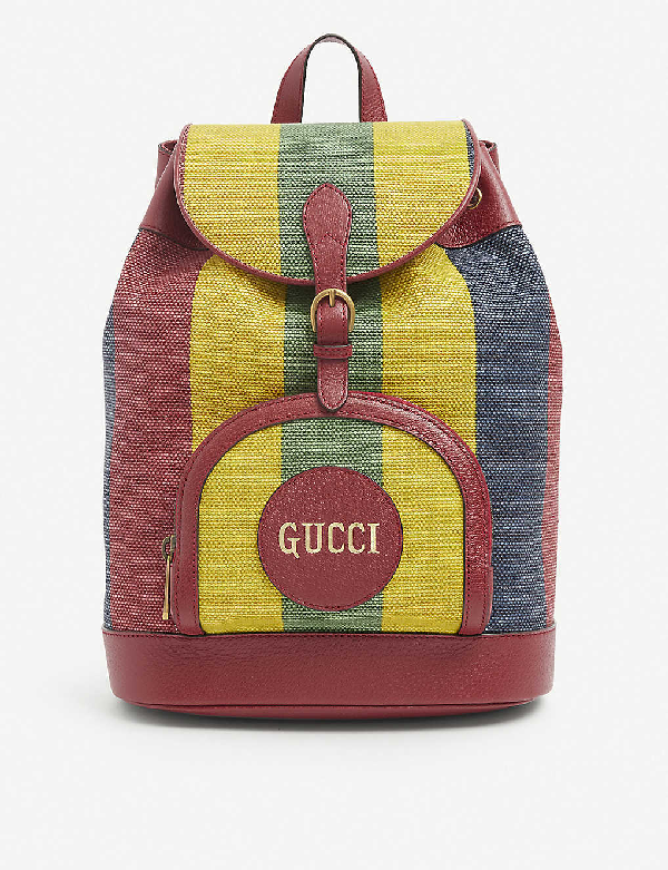 gucci backpack yellow