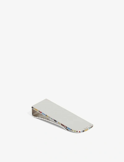 Shop Paul Smith Artist Stripe Edge Money Clip In Multi