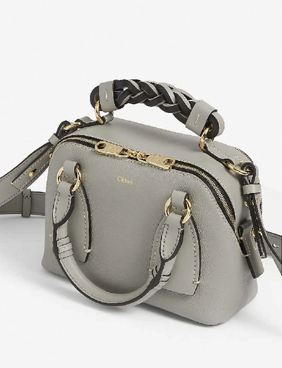 Shop Chloé Daria Small Leather Shoulder Bag