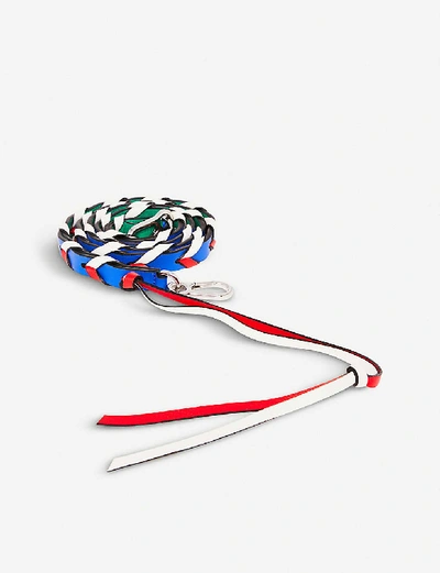 Shop Loewe Braided Thin Leather Strap