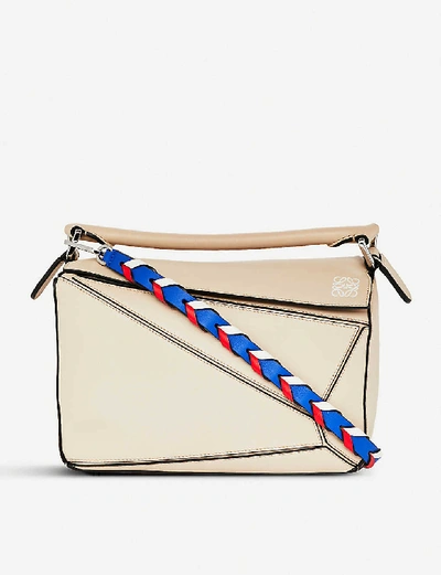 Shop Loewe Braided Thin Leather Strap