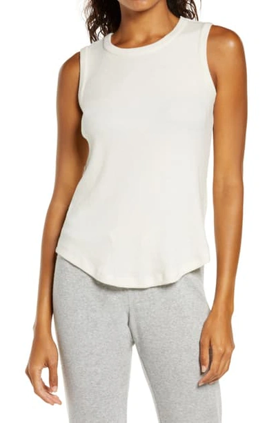 Shop Pj Salvage Ribbed Lounge Tank In Stone