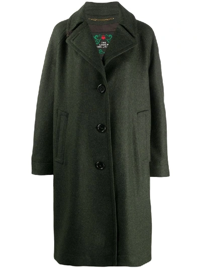 Shop Marc Jacobs Oversized Fit Coat In Green