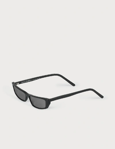 Shop Acne Studios Agar Sunglasses In Black