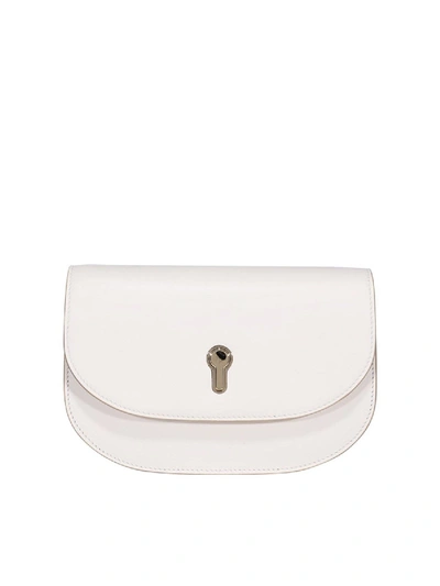 Shop Bally Clio Leather Bag In White