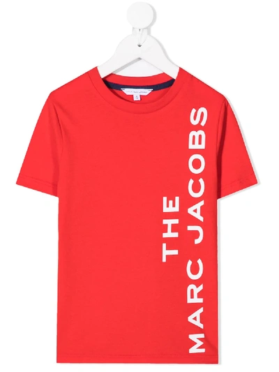 Shop The Marc Jacobs Branded T-shirt In Red
