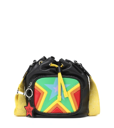 Shop Stella Mccartney Star Bucket Bag In Multicoloured