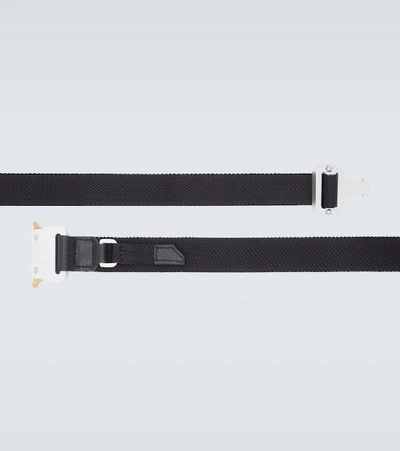 Shop Alyx Signature Strap Rollercoast Belt In Black