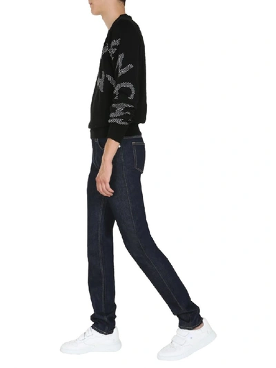 Shop Givenchy Logo Crewneck Sweatshirt In Black