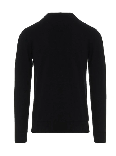 Shop Givenchy Signature Embroidered Knitted Sweater In Black