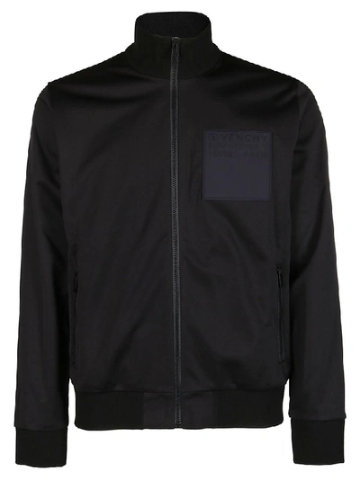 Shop Givenchy Address Patch Sport Jacket In Black