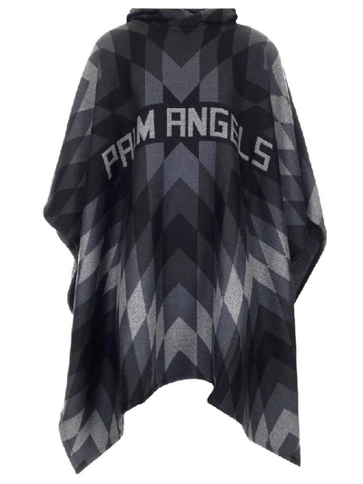 Shop Palm Angels Arizona Poncho In Multi