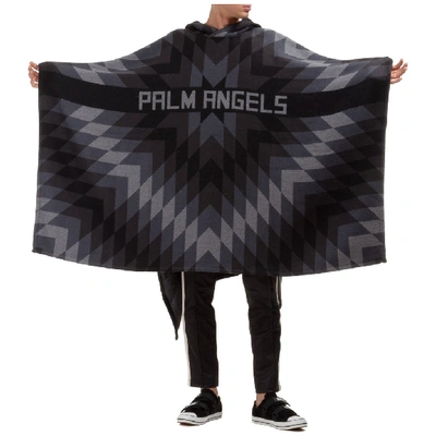 Shop Palm Angels Arizona Poncho In Multi