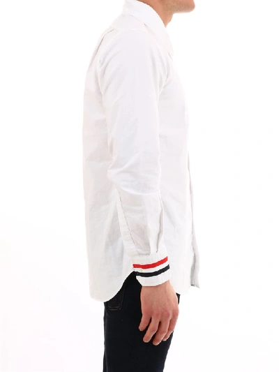 Shop Thom Browne Oxford Shirt In White