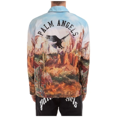 Shop Palm Angels Canyon Zipped Jacket In Multi