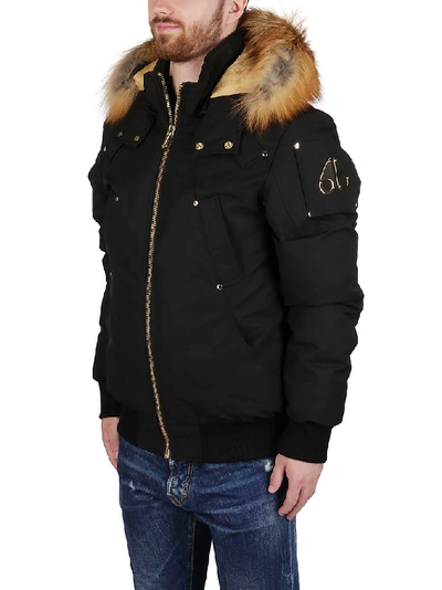 Shop Moose Knuckles Little Rapids Padded Jacket In Black