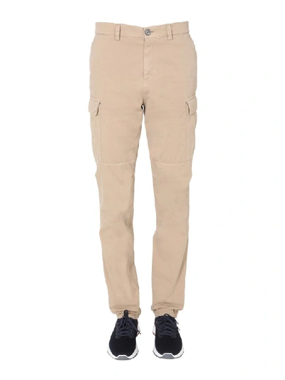 Shop Brunello Cucinelli Cargo Pocket Pants In Brown