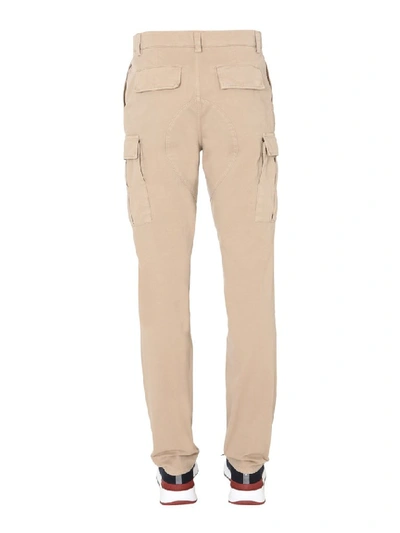 Shop Brunello Cucinelli Cargo Pocket Pants In Brown