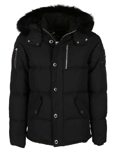 Shop Moose Knuckles 3q Hooded Jacket In Black