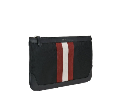 Shop Bally Cayard Clutch Bag In Black