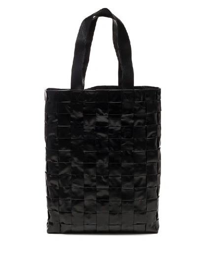 Shop Bottega Veneta Intrecciato Weave Tote Bag In Black