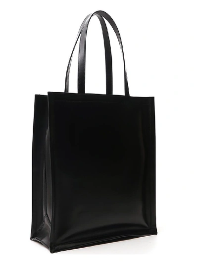 Shop Alexander Mcqueen Logo Tote Bag In Black