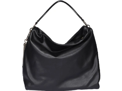 Shop Jimmy Choo Callie Shoulder Bag In Black