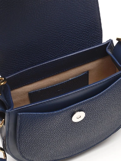 Shop Chloé Tess Small Shoulder Bag In Blue