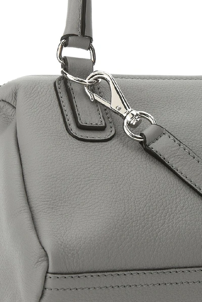 Shop Givenchy Pandora Small Shoulder Bag In Grey