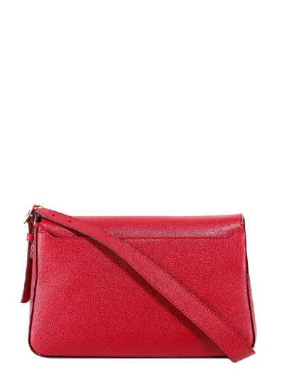 Shop Bally Jahna Shoulder Bag In Red