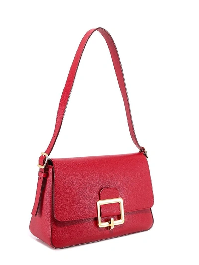 Shop Bally Jahna Shoulder Bag In Red