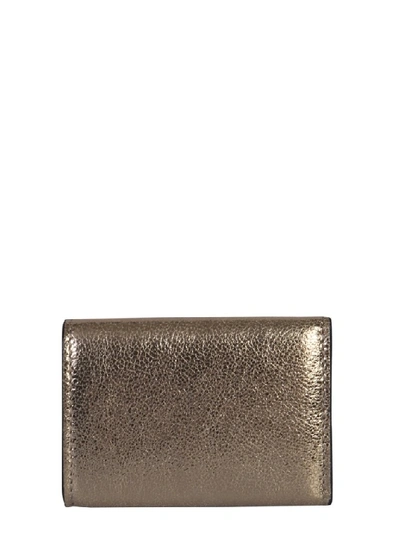 Shop Jimmy Choo Nemo Wallet In Gold