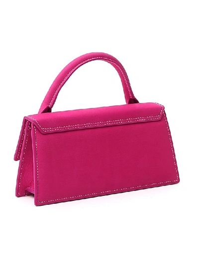 Shop Jacquemus Le Chiquito Long Shoulder Bag In Pink