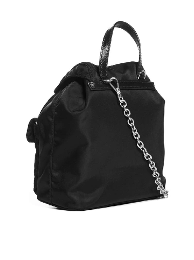 Shop Prada Mini Backpack Shoulder Bag In Black