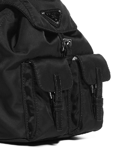 Shop Prada Mini Backpack Shoulder Bag In Black