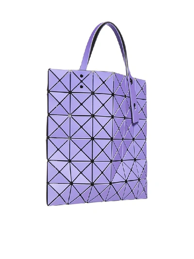 Shop Bao Bao Issey Miyake Lucent Tote Bag In Purple