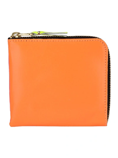 Shop Comme Des Garçons Wallet Small Zip Wallet In Multi