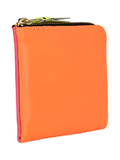 Shop Comme Des Garçons Wallet Small Zip Wallet In Multi