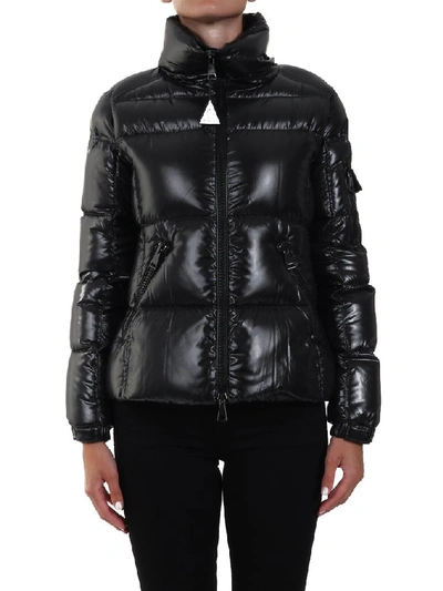 Moncler Black Down Shiny Moyade Jacket | ModeSens