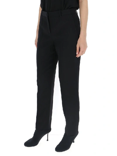 Shop Givenchy Tailored Cigarette Trousers In Black