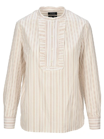 Shop A.p.c. Madeleine Blouse In Multi