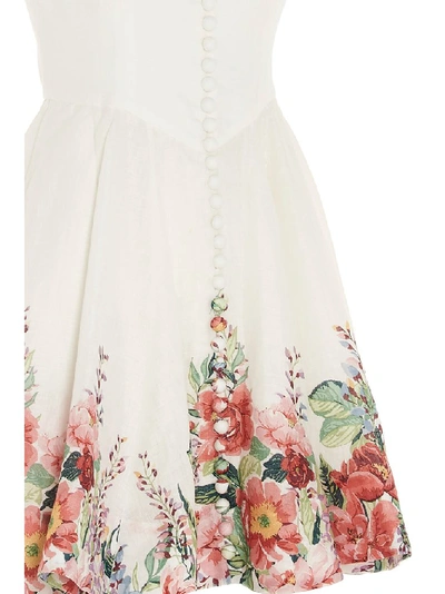 Shop Zimmermann Bellitude Bustier Dress In White