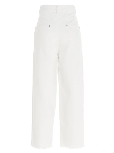 Shop Isabel Marant Naliska Jeans In White