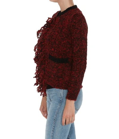 Shop Red Valentino Red Girl Logo Cardigan